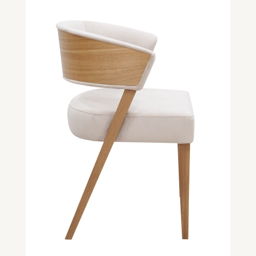 PRODUCENT Krzesło Drewno Lite Dębowe KR-206 Tkanina